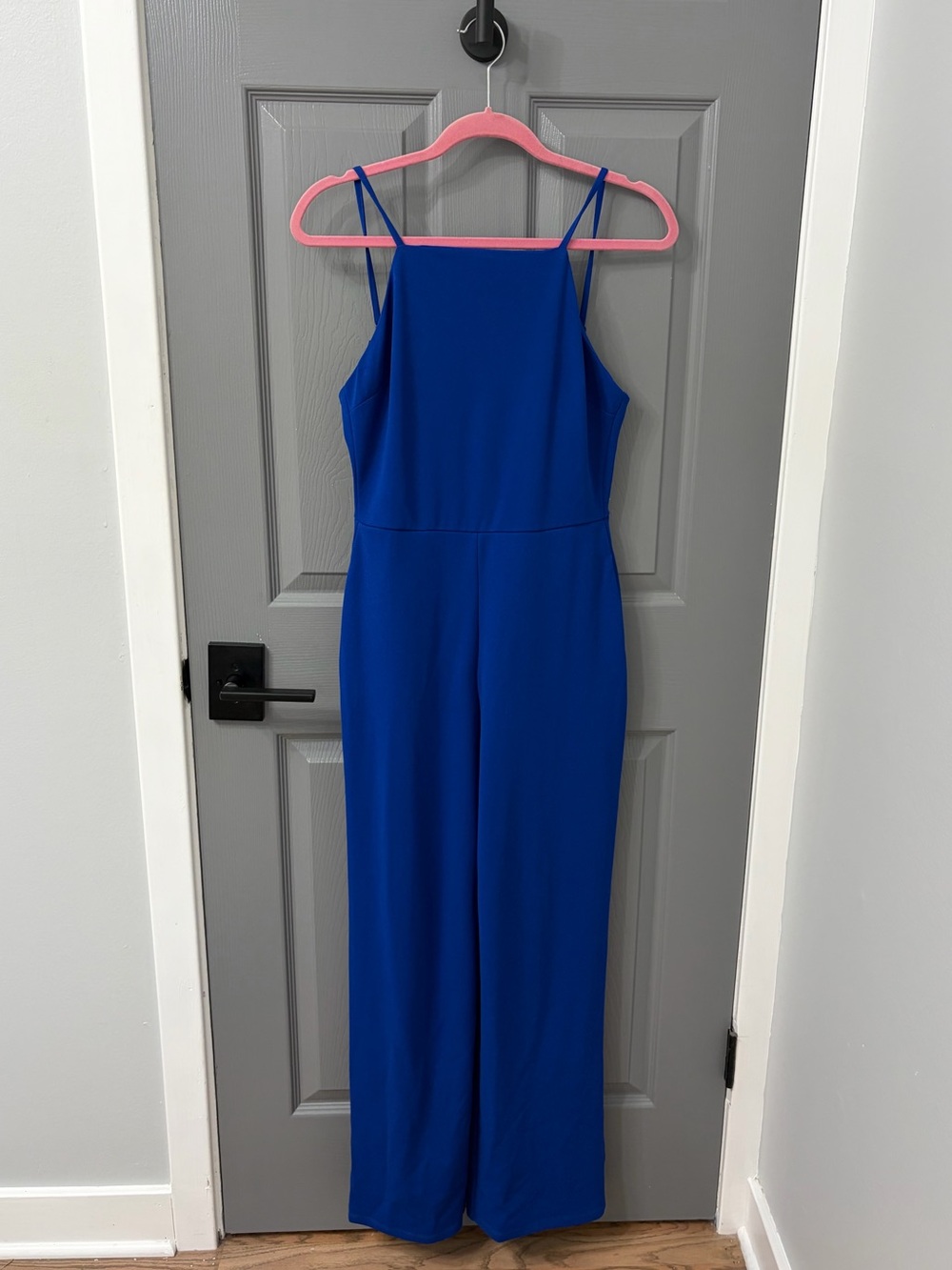 Women's Royal Blue Wide-Leg Jumpsuit